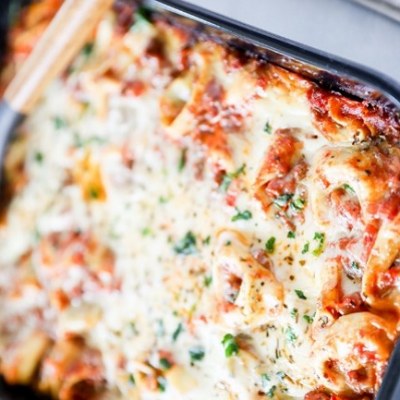 Baked Tortellini “Lasagna”