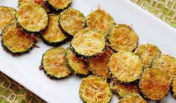 Zucchini Parmesan Crisps