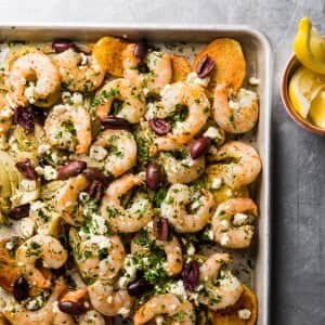 One-Pan Mediterranean Shrimp